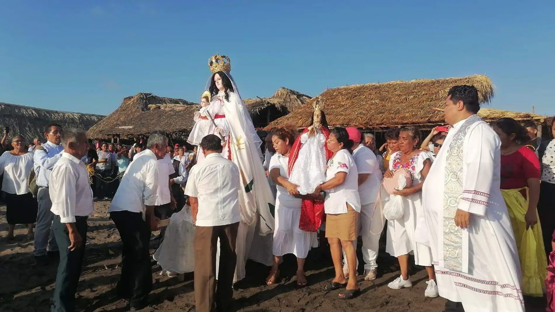 Celebrando a la virgen Margarita Concepción